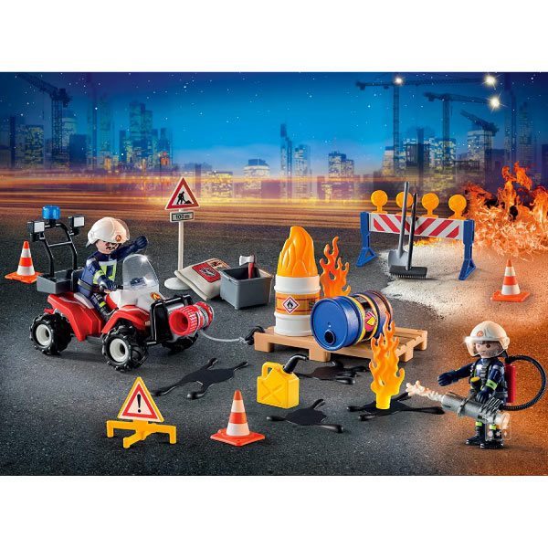 Calendrier de l'Avent Playmobil – Pompier & Chantier