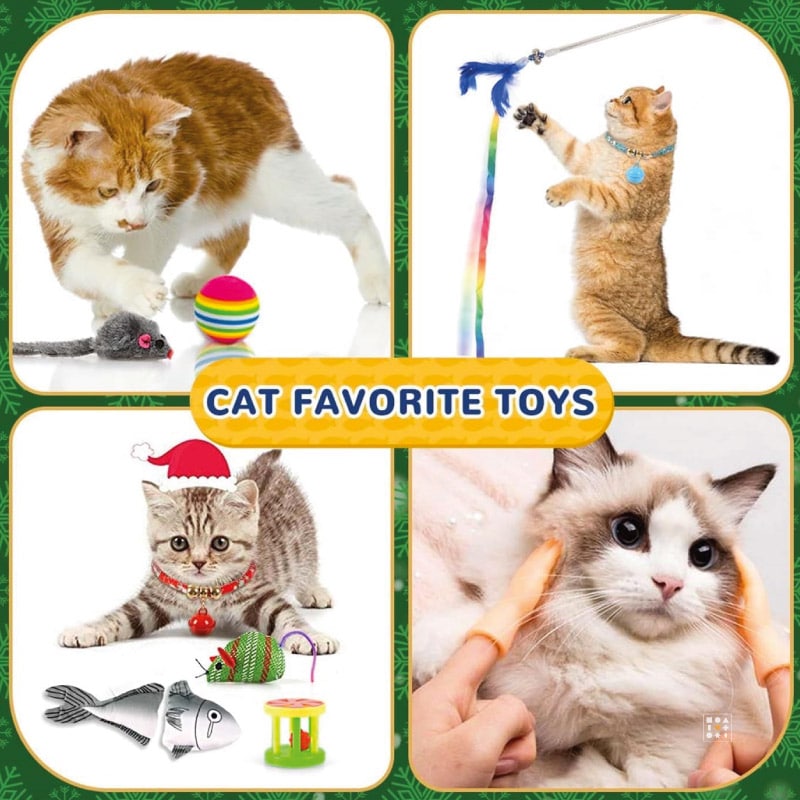 Calendrier de l'Avent Jouets chat