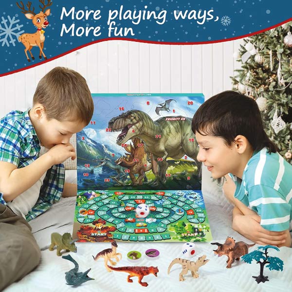 Calendrier de l'Avent Dinosaures Onlyfun
