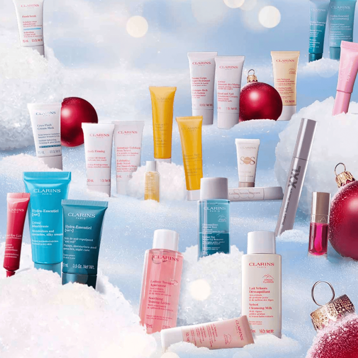 Calendrier de l'Avent Clarins 24 jours