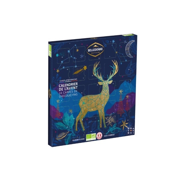 Calendrier de l'avent belledonne chocolat 2022 Belledonne Chocolat Noir