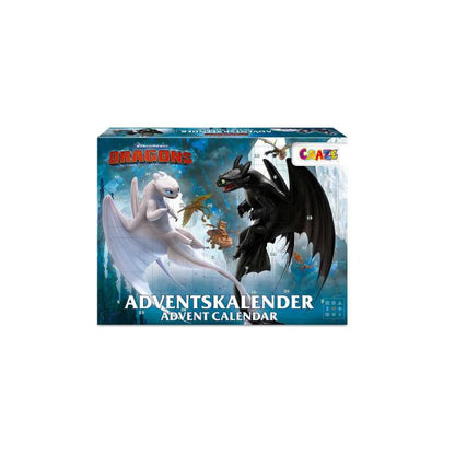 Calendrier de l'Avent pour enfznt sur le thème des dragons