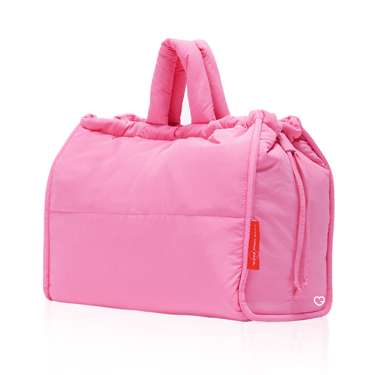 calendrier de l'avent Miin Cosmetics 2025 kbeauté présenté sous forme de sac rose XXL contenant 24 produits beauté soins visage, corps et maquillage