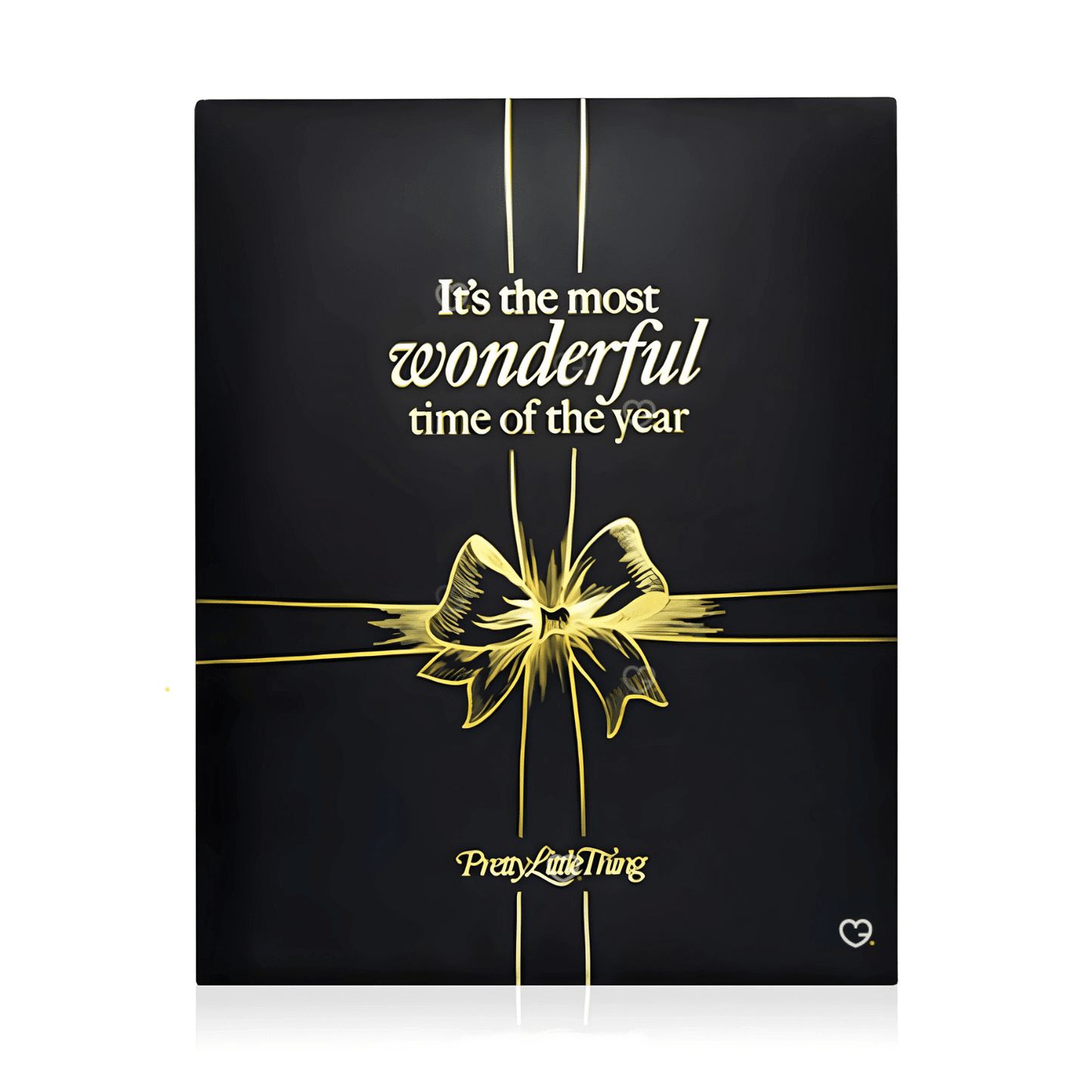 Calendrier de l’Avent Prettylittlething 2025 avec 24 produits beauté tendance, maquillage, soins corps et cheveux pour jeune femme et adolescente.