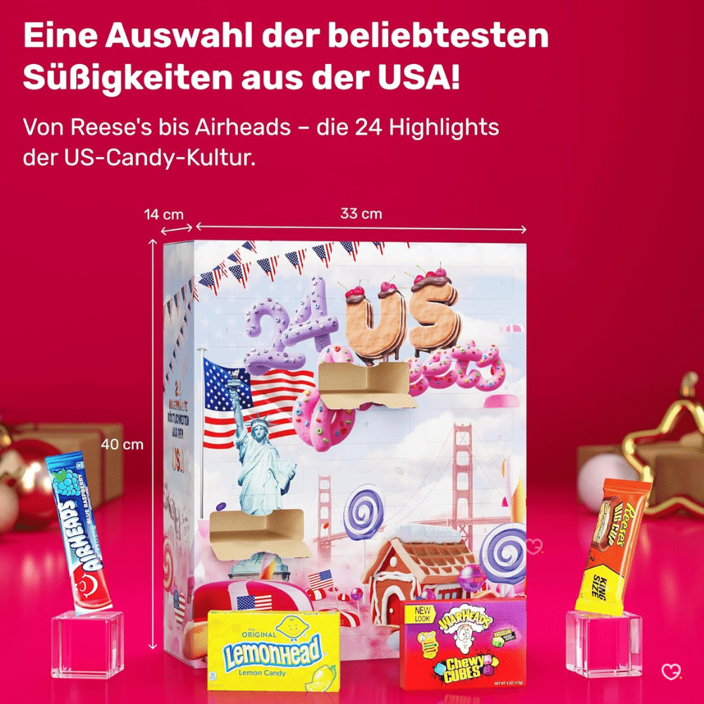 Calendrier de l'Avent 24 US Sweets