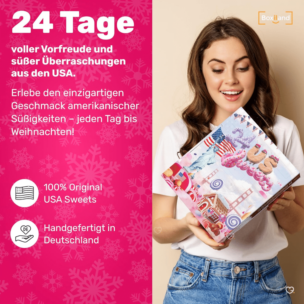 Calendrier de l'Avent 24 US Sweets
