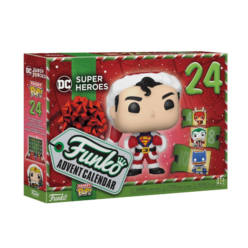 Calendrier de l'avent funko pop Super Heroes 2023