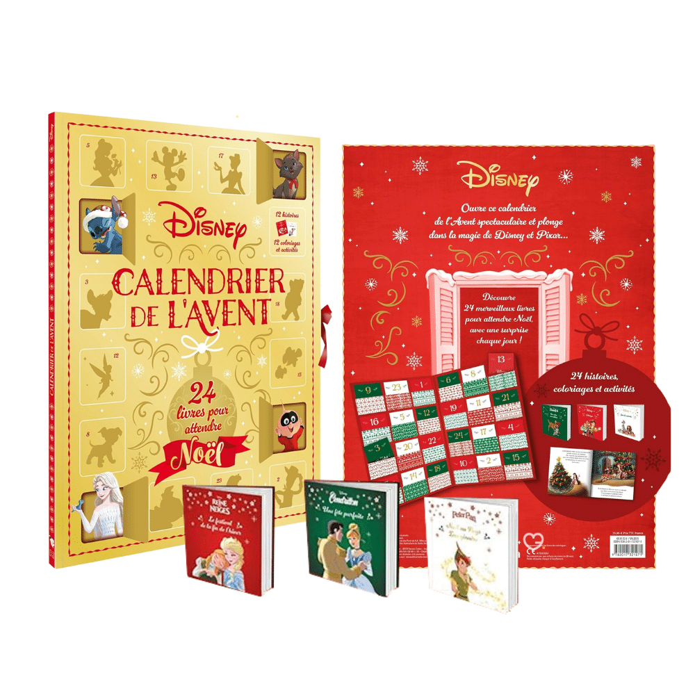 Calendrier de l'Avent Livre Disney Classique