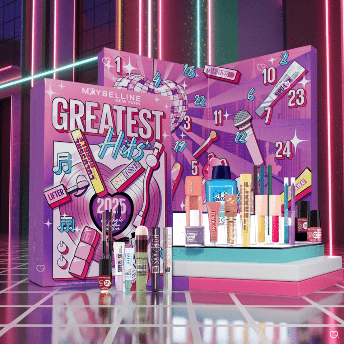 Calendrier de l'Avent Maybelline