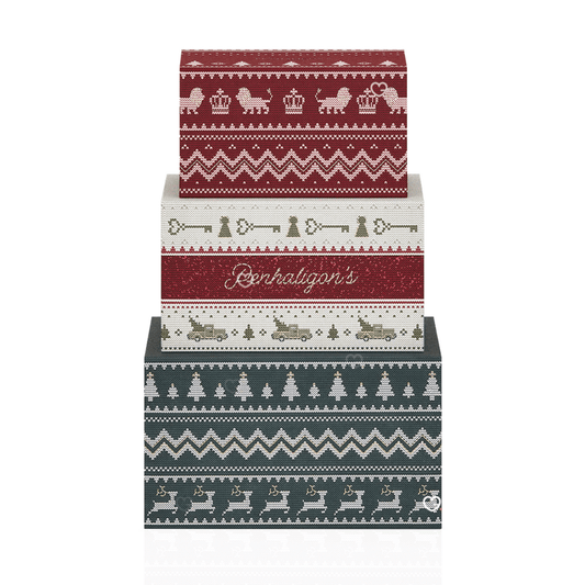 Calendrier de l’Avent Penhaligon’s 2025 en édition limitée, 24 miniatures de parfums, soins corps et bougies, cadeau luxe pour amateurs de parfumerie.