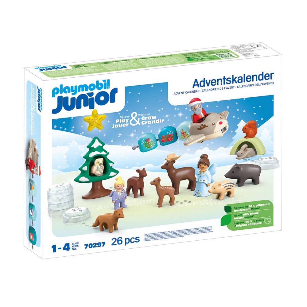 calendrier de l'avent Playmobil Junior 70297 avec figurines et animaux pour enfant à partir de 1 ans