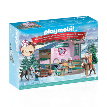 Calendrier de l’Avent Playmobil pâtisserie de Noël (71952) 2025 avec 24 figurines, animaux et accessoires ludiques pour enfant créatif histoire jouet.
