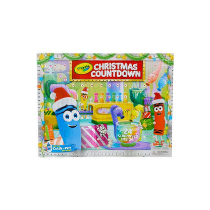 Calendrier de l'avent creatif 2021 Crayola multicolore