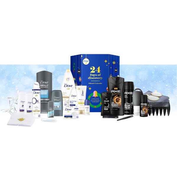 Calendrier de l'Avent Dove & AXE