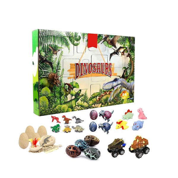 Calendrier de l'Avent Dinosaures 6 en 1