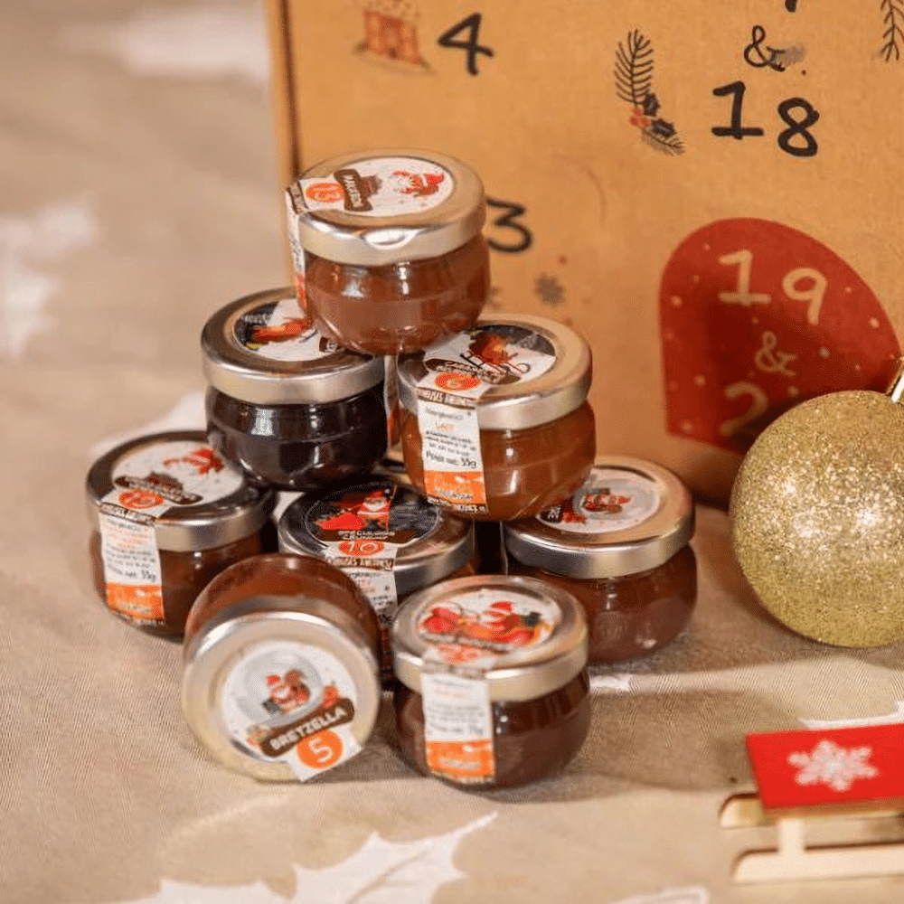 Calendrier de l'Avent Pâte à tartiner artisanale