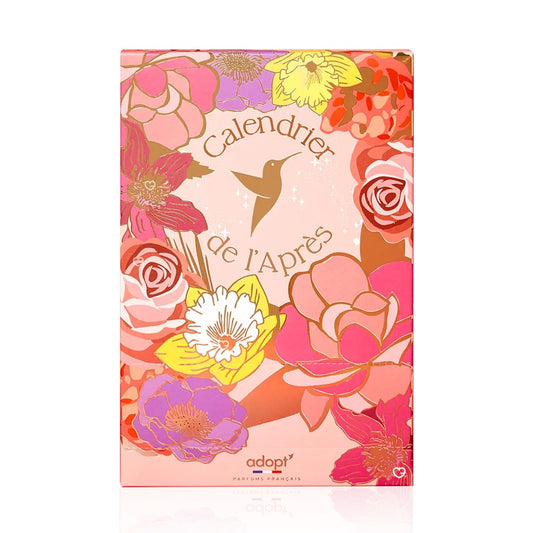calendrier de l'apres adopt 2024 contenant des parfums et soins beauté corps