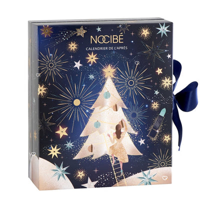 calendrier de l'après Nocibe 2024 contenant 7 produits et accessoire beauté