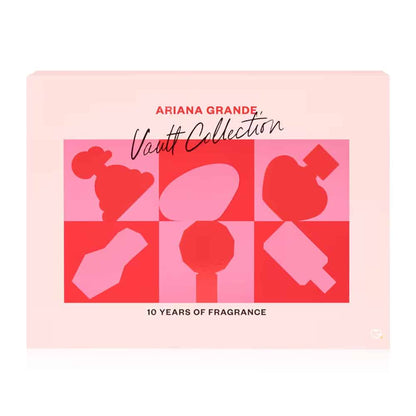 coffret luxe rose calendrier de l'avent Ariana Grande 2024 avec 12 parfums iconiques de la marque
