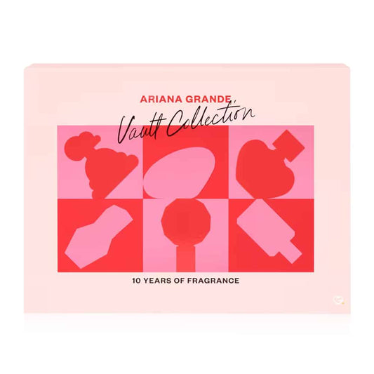 coffret luxe rose calendrier de l'avent Ariana Grande 2024 avec 12 parfums iconiques de la marque