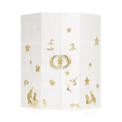 Calendrier de l’Avent Dior 2025 en coffret luxueux avec 24 miniatures exclusives : parfums, maquillage, soins et bougie parfumée pour amateurs de beauté haut de gamme et femme
