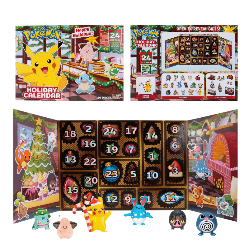 Calendrier de l'Avent Pokemon Happy Holidays