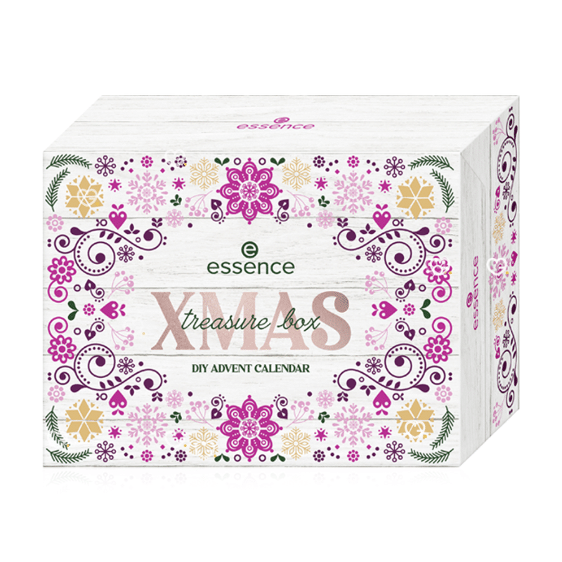 Calendrier de l’Avent Essence DIY 2025 avec 24 surprises beauté maquillage et accessoires, sachets kraft personnalisables et stickers festifs idéal cadeau jeune fille