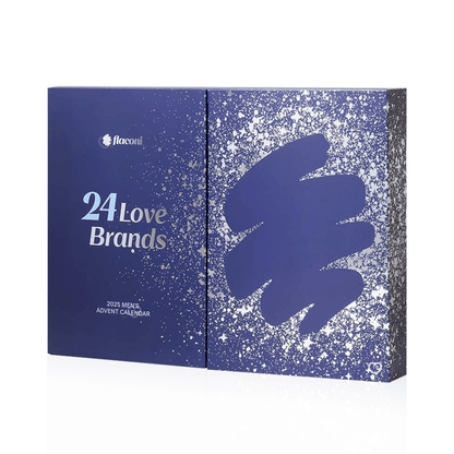 Calendrier de l’Avent Flaconi Homme 2025 avec 24 produits de beauté de grandes marques : soins et parfums, formats exclusifs et voyage, idéal pour homme élégant.
