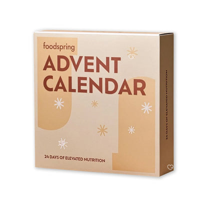 Calendrier de l'Avent Foodspring 2024 Fitness gourmand sport