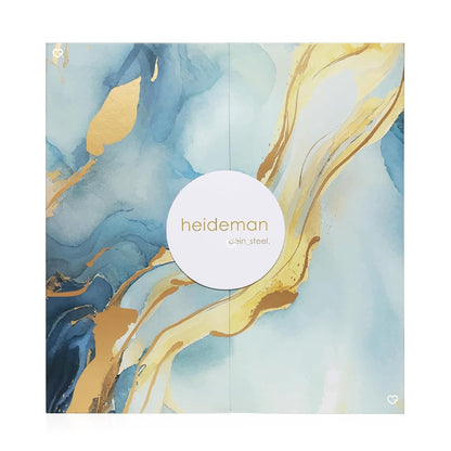 Calendrier de l'Avent heideman 2024 contenant 24 bijoux pour femme : collier; boucle d'oreille; bague..