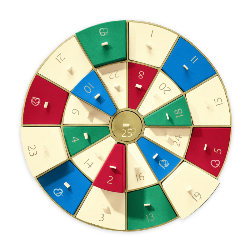 Calendrier de l'Avent Jo Malone 2025 coffret luxe contenant des parfums, bougies et soins