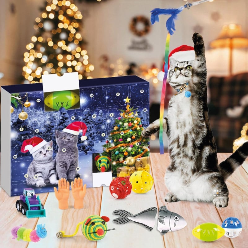 Calendrier de l'Avent Jouets chat