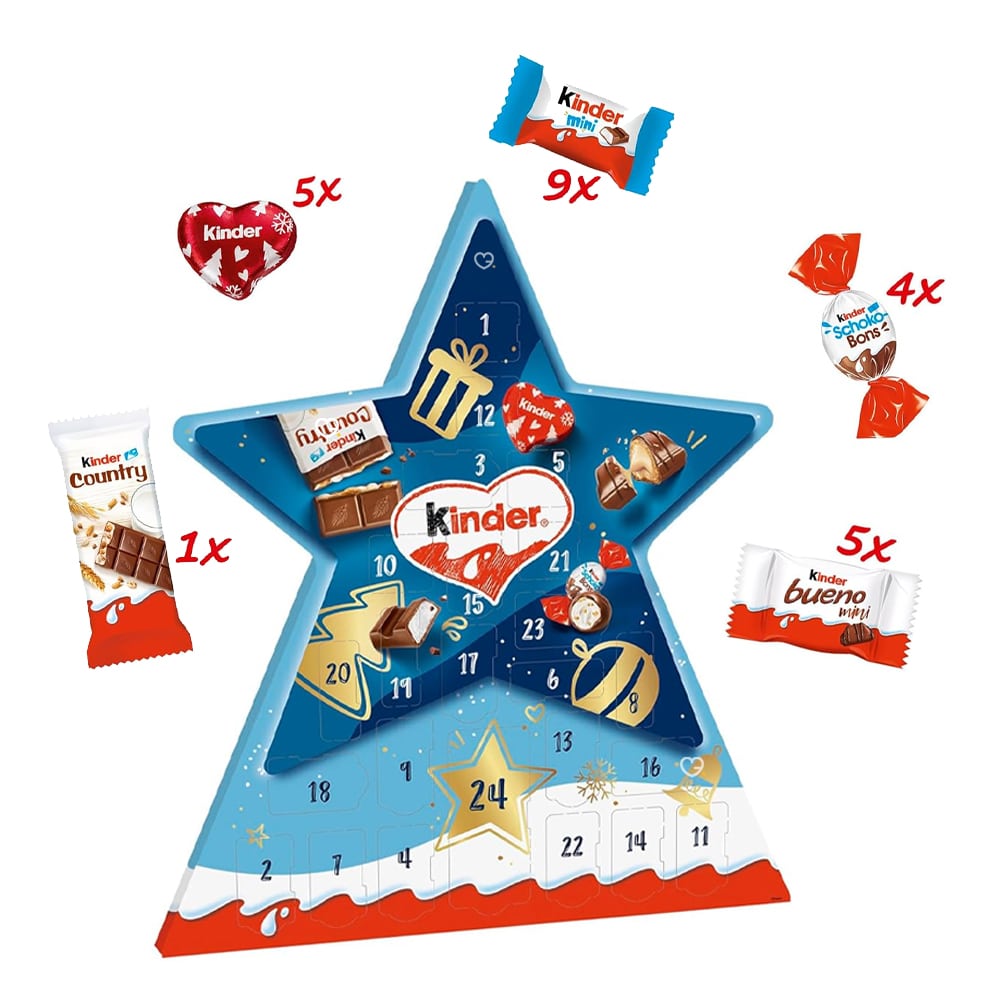 Calendrier de l'Avent KINDER Étoile