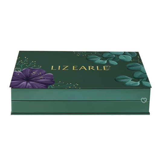 Calendrier de l'Avent Liz Earle 2024 contenant 12 produits de beauté luxe pour les soins de la peau