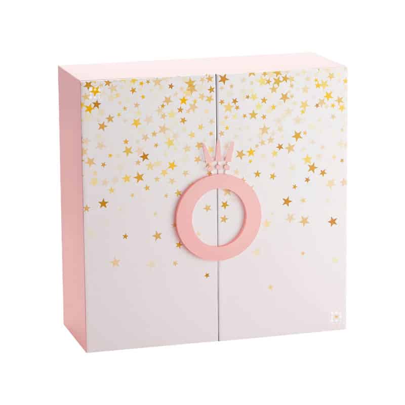 coffret bijoux luxe calendrier de l'avent Pandora 2023 contenant 12 bijoux : bracelet; charm; boucle d'oreille et collier en argent