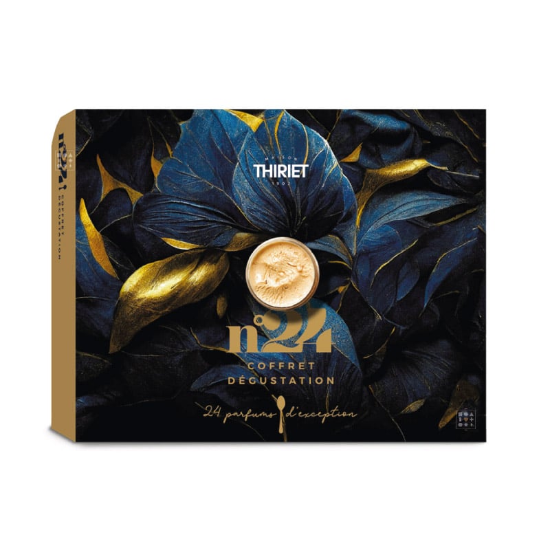 Coffret gourmand Calendrier de l'Avent La Maison Thiriet 2023 avec 24 glaces