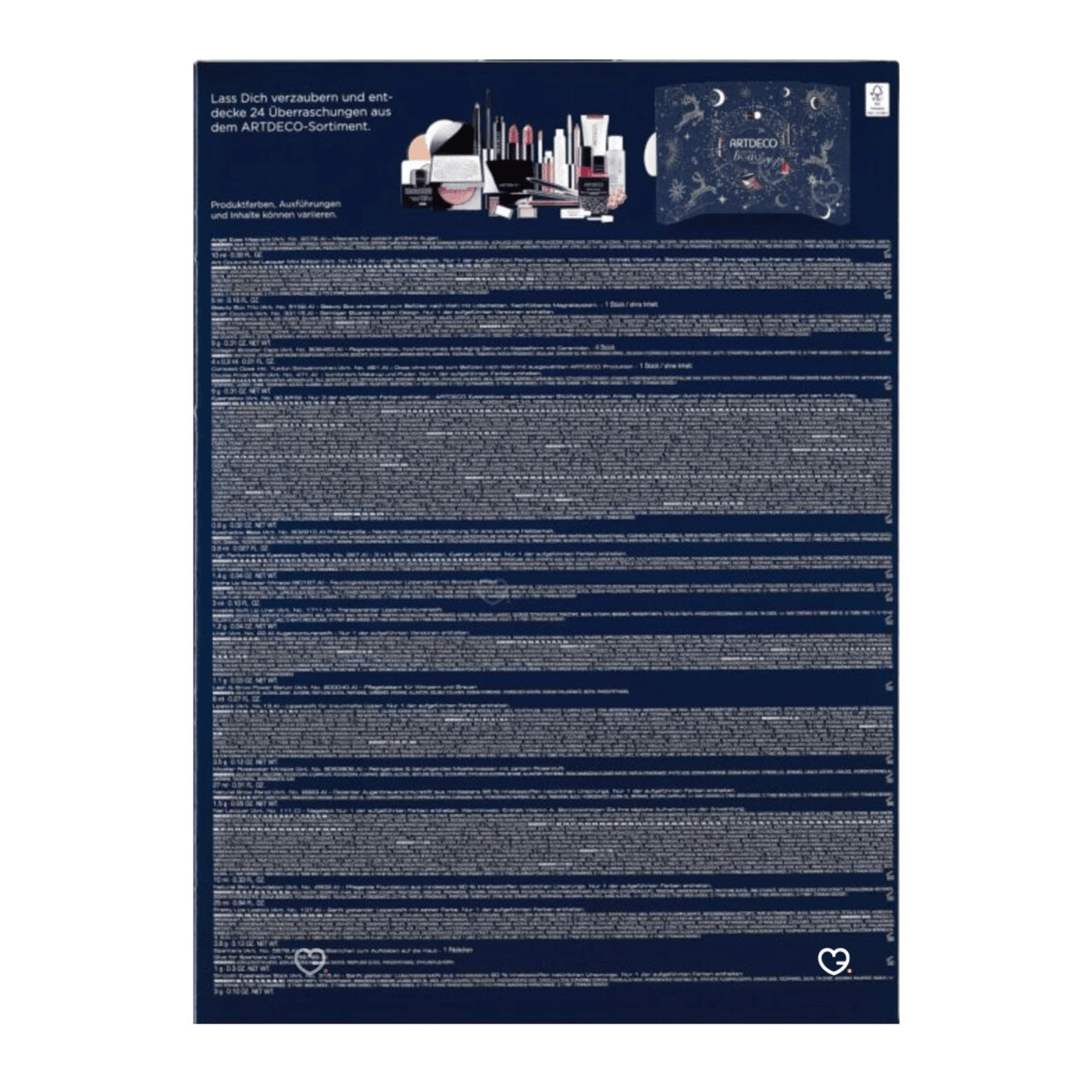 Calendrier de l'Avent Artdeco