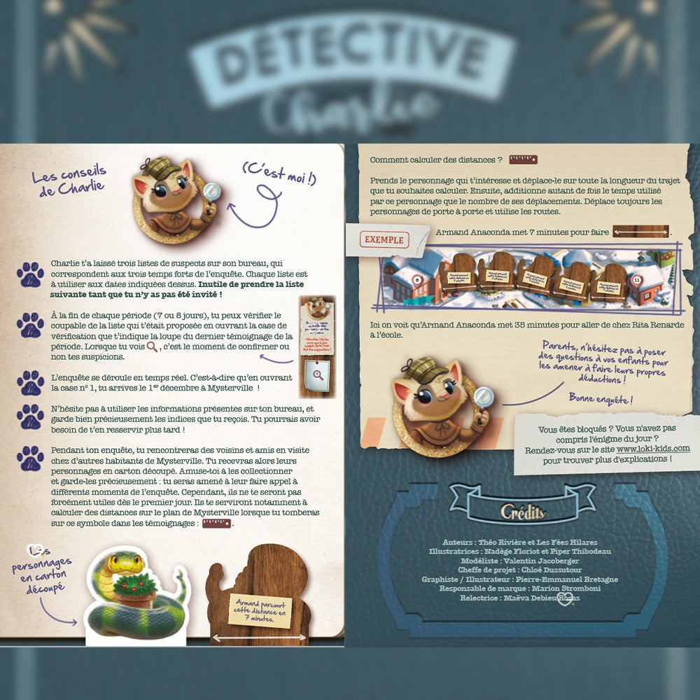 Calendrier de l'Avent Détective Charlie