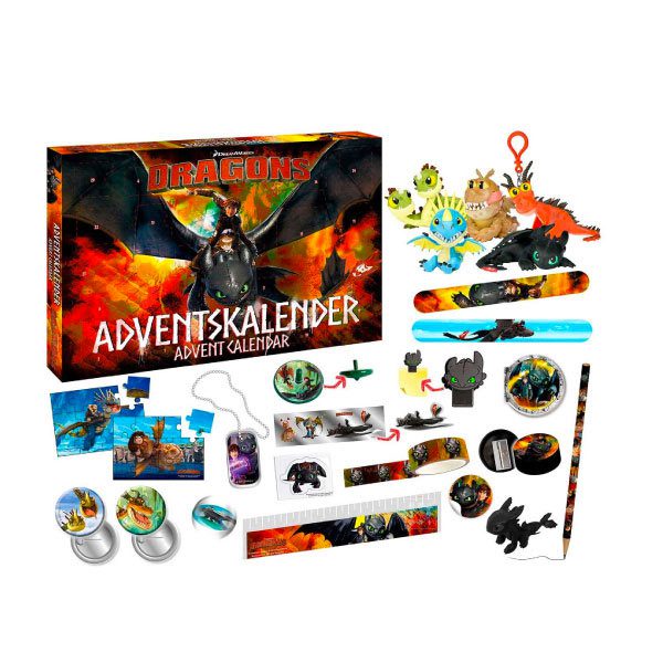 Calendrier de l'Avent Dragons